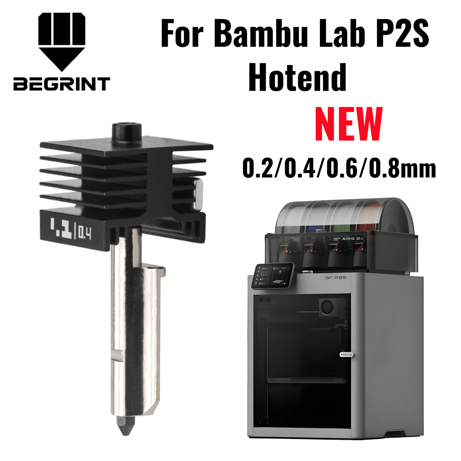 3D Printing Bambu Lab - Para Bambu Lab P2S X2D Hotend
