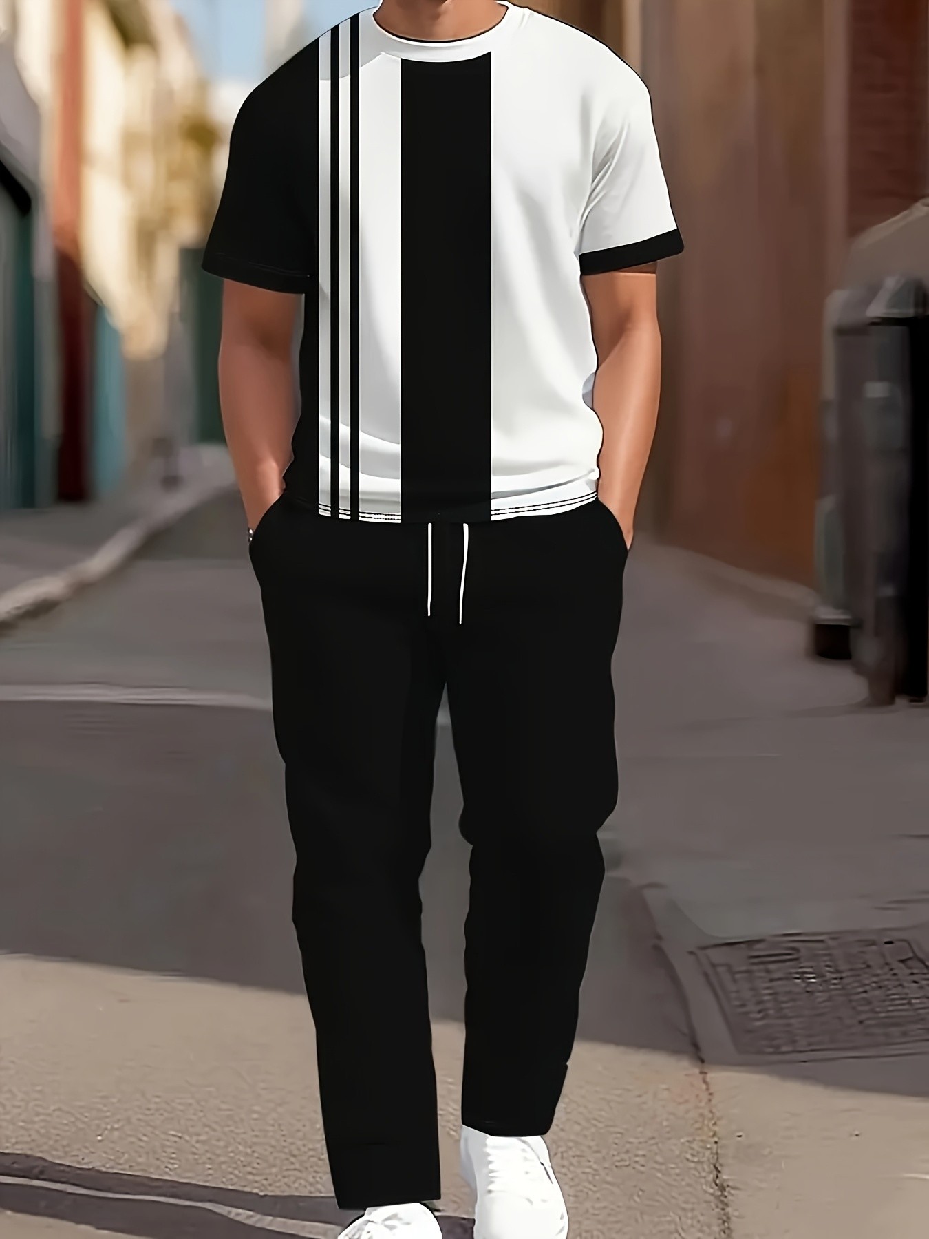 3D Printing Custom - Conjunto Masculino de Verão 2026 Novo