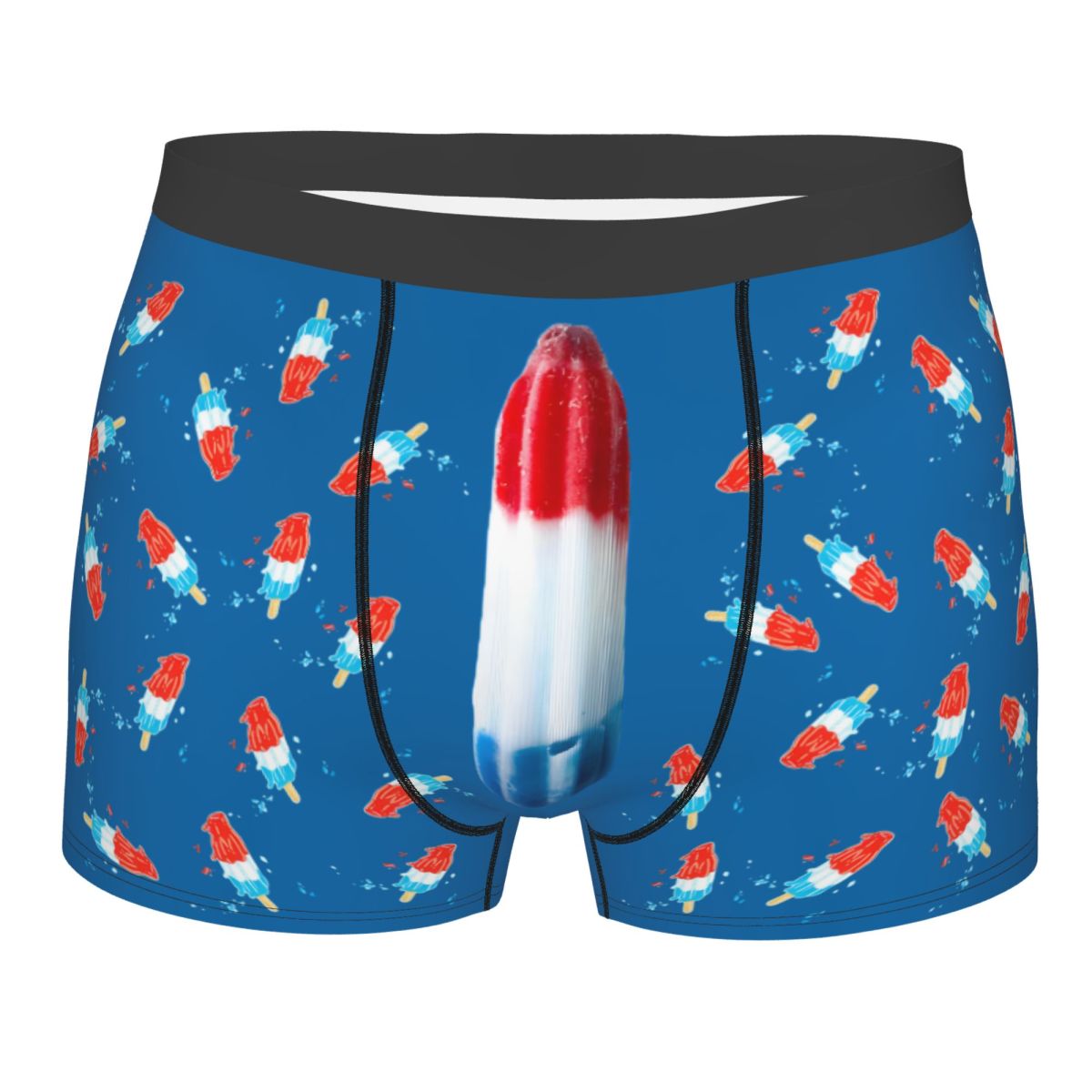 3D Printing Custom - Personalizado foguete picolé boxer shorts para