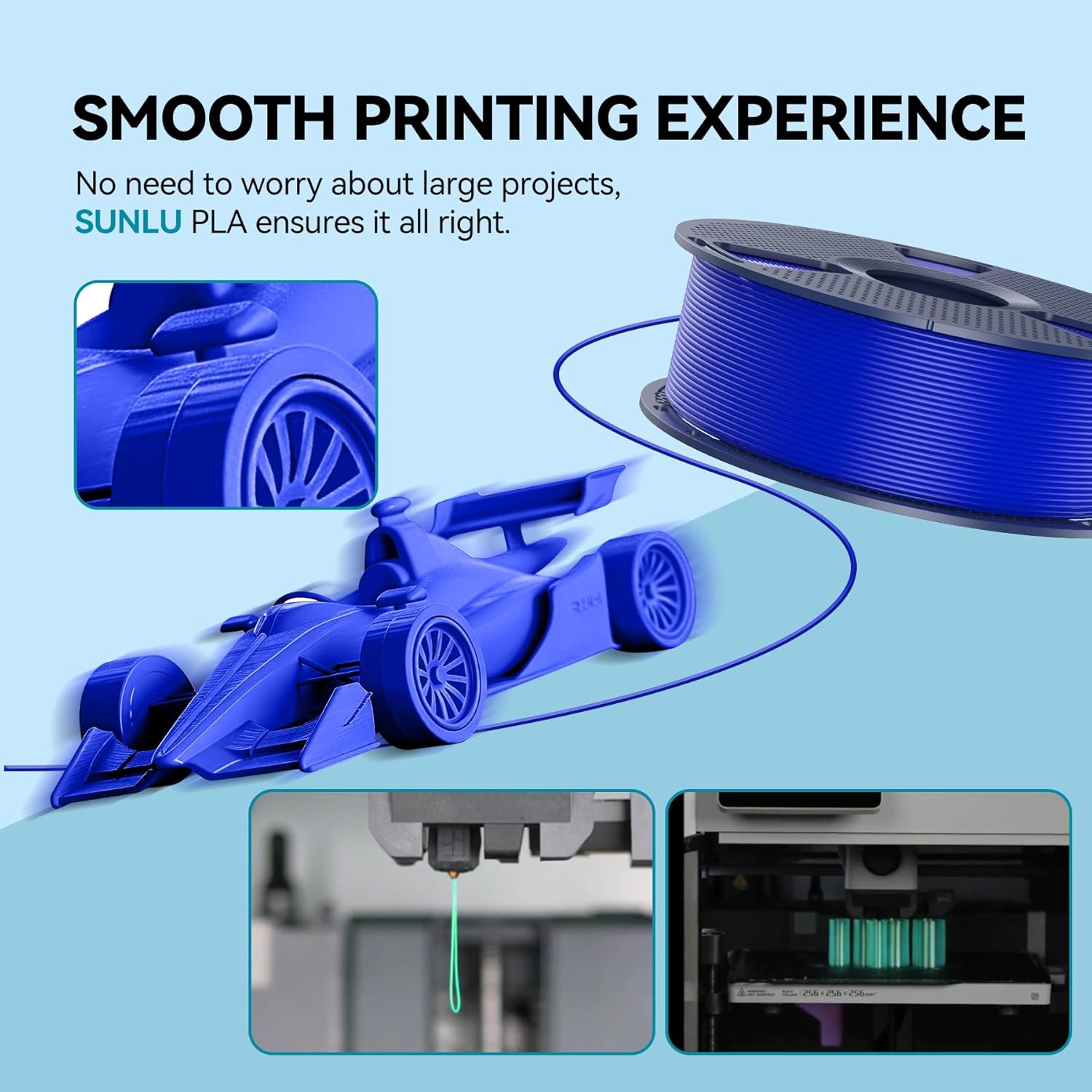 Sunlu pla/pla +/petg/selha/pla - 3D Printing Industry avaliação e preço