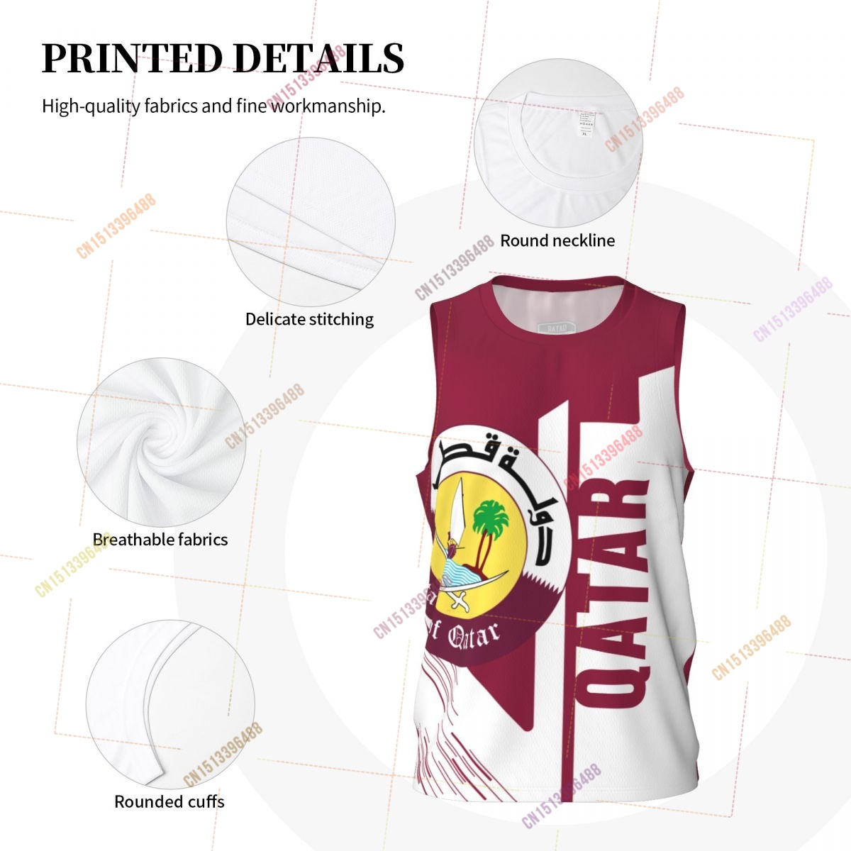 Camisetas esportivas com a ban - 3D Printing Qatar avaliação e preço